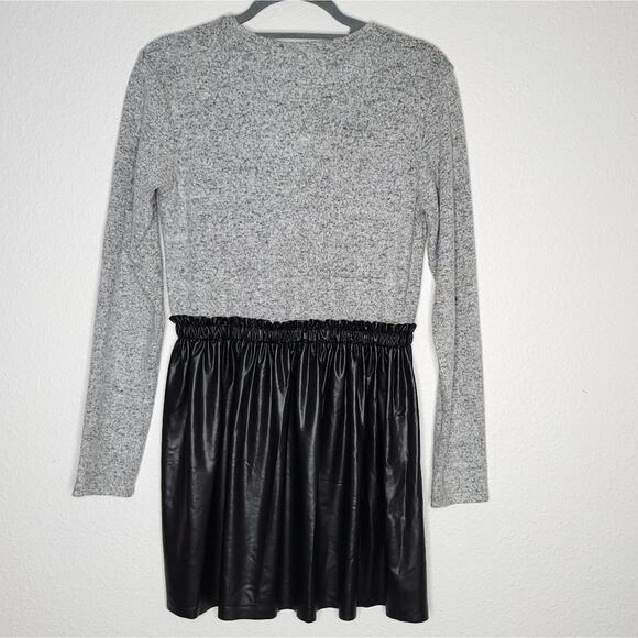 Jessica Simpson Sequin Star Power Hacci Faux Leather Twofer Dress Size XL, NWT - Picture 2 of 3